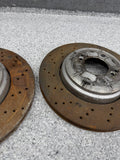 08-13 BMW E90 E92 E93 M3 Rear Brakes Rotors 2283803 2283804