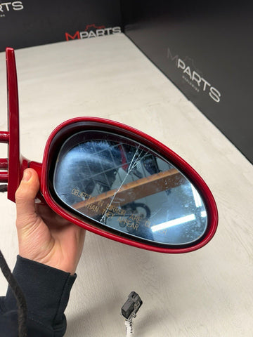 01-06 BMW E46 M3 Right Passenger Side View Mirror Imola Red