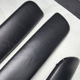 01-06 BMW E46 M3 Convertible Door Upper Arm Rest Armrest Pads Black *Notes*