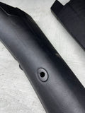BMW 01-06 E46 325 330 M3 OEM Convertible Rear Top Lateral Trims Panels Black