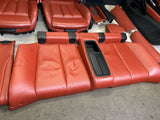 15-20 BMW F83 M4 Convertible Front & Back Seats & Panels Sahkir Orange (Red)