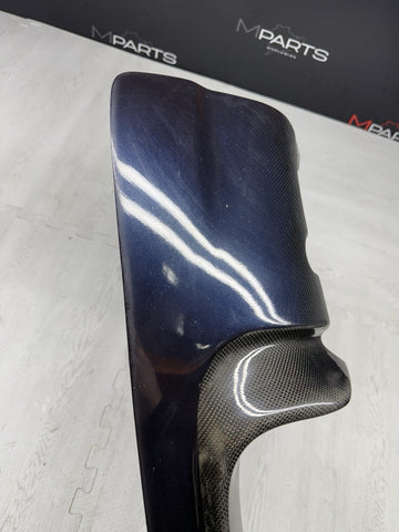 01-06 BMW E46 M3 CSL Style Rear Bumper Diffuser Carbon Fiber / Steel Grey