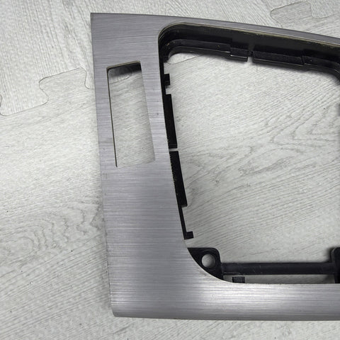 01-06 BMW E46 M3 Coupe Interior Center Shift Shifter Trim Brushed Aluminum