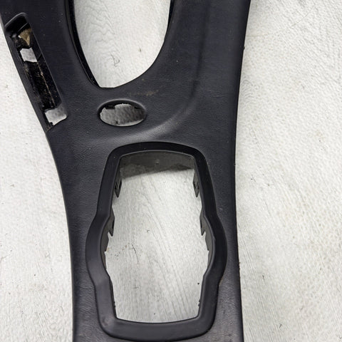 08-13 BMW E90 E92 M3 OEM  Front Center Console Cover Leather DCT *Scratches*