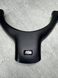 OEM 01-06 BMW E46 M3 Lower Steering Wheel Trim Cover Plate Black