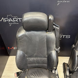 01-06 BMW E46 M3 Convertible Interior Front Non Heated Seats Black *Notes*