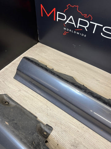 01-06 BMW E46 M3 Rocker Panel Side Skirts OEM Steel Grey Gray