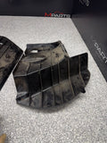 92-99 BMW E36 M3 325 Dead Pedal Kick Panels Speaker Cover Pair BLACK
