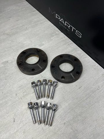 25MM Spacers + Extended Bolts PAIR 5x120 BMW E SERIES