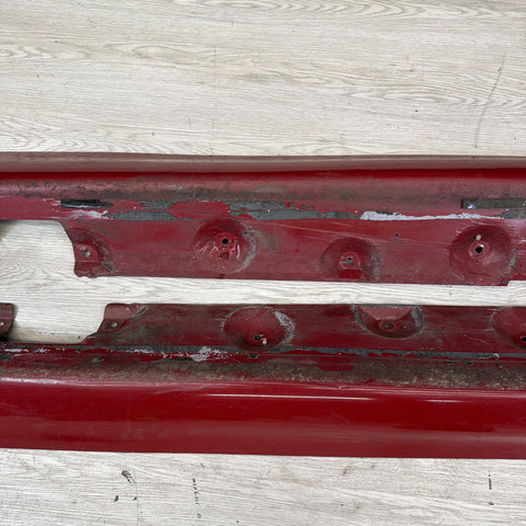 01-06 BMW E46 M3 Rocker Panel Side Skirts OEM Imola Red