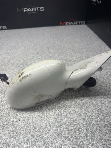 01-06 OEM BMW E46 M3 Right Passenger Side Door Mirror Alpine White *Notes*