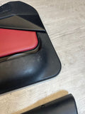 96-02 BMW Z3M Front Door Cards Panels Covers Trims Leather Imola Red