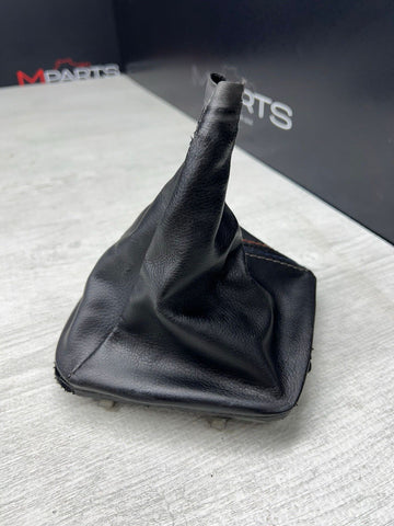 BMW E46 323 325 330 M3 Leather Shift Shifter Tri Stitch Boot Cover + Ring