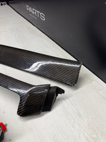 BMW E46 M3 01-06 Carbon Fiber Interior Trim Dashboard Dash Board Set *Notes*