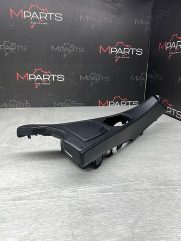 Black Leather Center Console Trim 13-16 BMW F06 M6