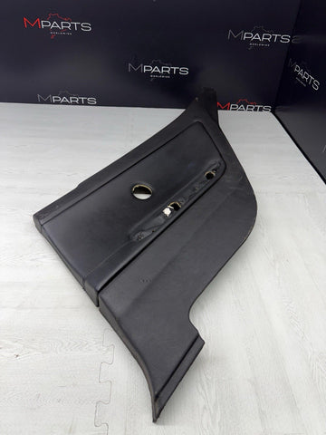 01-06 BMW E46 M3 REAR PASSENGER RIGHT SIDE DOOR PANEL CARD BLACK OEM