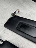 07-13 BMW E88 E93 128 328 335 M3 Convertible Sun Visors Black 7139447 7139448