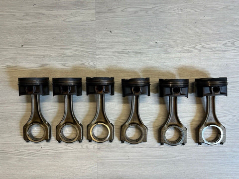 15-20 BMW F80 F82 F83 M3 M4 S55 Engine Pistons & Connecting Rods Set Of 6 OEM