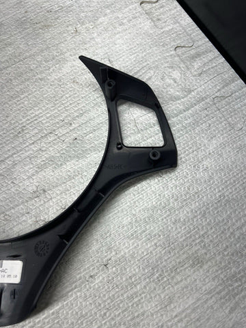 08-13 BMW E90 E92 E93 M3 Lower Steering Wheel Trim Cover Plate Black