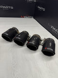 Valvetronic Designs 76mm Carbon Fiber Exhaust Tips Universal