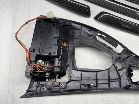 08-13 BMW E92 E93 M3 Interior Trim Set Console Dash Door Gloss Carbon Fiber