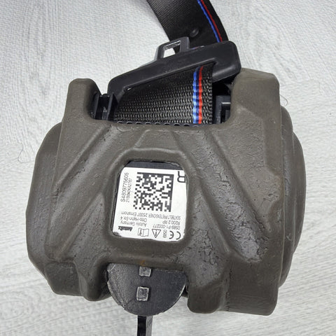 OEM BMW G80 M3 Competition Rear Right Passenger Seatbelt Retractor M Stitch