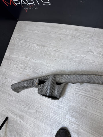 01-06 BMW E46 M3 Front Bumper Rebar Reinforcement Beam *Crack*