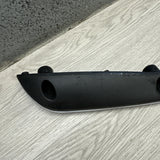 01-06 BMW OEM E46 M3 Brushed Aluminum/Black Vert Trim Armrest Left Driver Rear