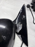 01-06 BMW E46 M3 Side View Door Mirrors Pair Jet Black *Paint Bubbling