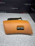 99-03 BMW E39 M5 Right Passenger Dashboard Glove Box Leather Caramel OEM