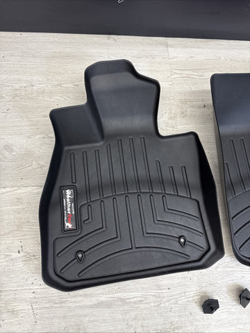 WeatherTech All Weather Tech Front Floor Mats 20-21 BMW 2 Series 228i Black