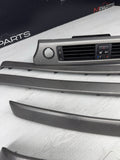 09-13 OEM BMW E92 E93 335is Dash Glacier Silver Aluminum Interior Trim Set