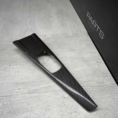 15-20 BMW M3 M4 CENTER CONSOLE IDRIVE CONTROLLER CARBON FIBER TRIM OEM 9232072