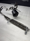 2010 NISSAN GT-R R35 GTR 3.8L VR38 OEM POWER STEERING RESERVOIR + LINES + COOLER