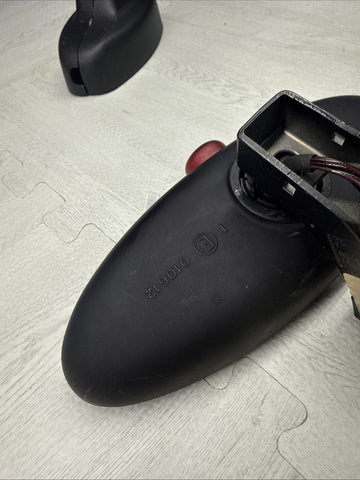 01-06 BMW E46 M3 Rearview Rear View Oval Mirror Inner Housing + Nose + Covers