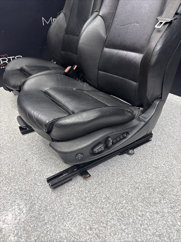 01-06 BMW E46 M3 Convertible Interior Front Heated Seats Black