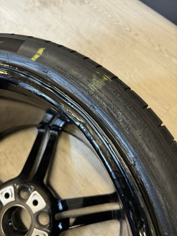 PORSCHE TAYCAN MISSION E REAR WHEEL RIM 21x11.5 ET66 9J1601025AB *Repaired Crack