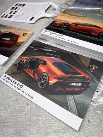 Lamborghini Huracan EVO AWD Owner's Manual Service Hand Book Handbook Books