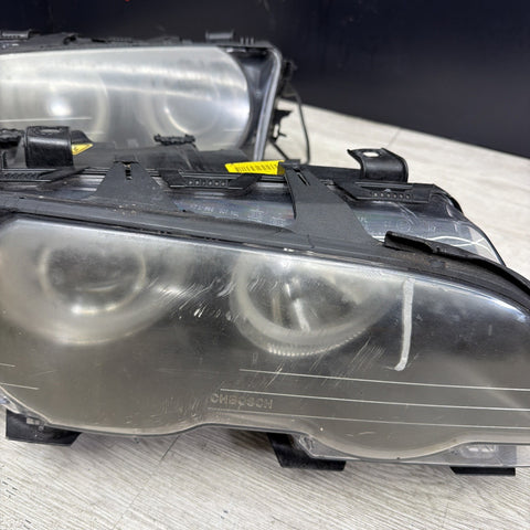 2001 BMW E46 M3 ORIGINAL Single Xenon Headlights Head Lights *NOTES*