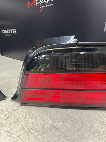 BMW 3 Series E36 2DR 94-99 Rear Smoked Tail Lights Lamps Set Aftermarket