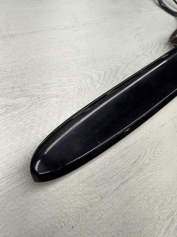 01-06 BMW E46 M3 Convertible Trunk Lid Grip Deck Handle Jet Black *Broken Tabs