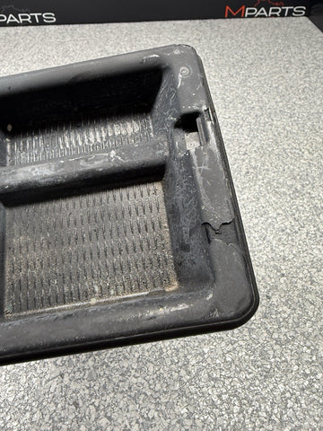 01-06 BMW E46 M3 Center Console Armrest Arm Rest Black Leather