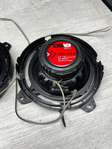 DS18 GEN-X5.25 2-Way 5.25'' Coaxial Speakers Pair 135W Max 45W RMS 4 Ohms