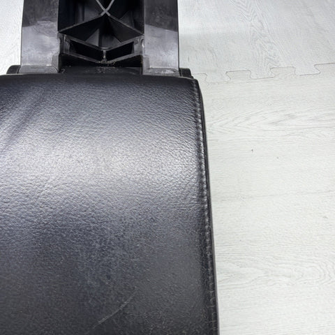 01-06 BMW E46 M3 Center Console Armrest Arm Rest Black Leather *Notes*