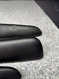 01-06 BMW E46 M3 Convertible Door Arm Rest Armrest Pads Black *Broken Tab*