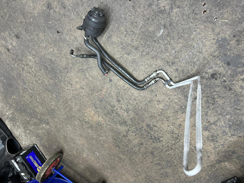 2001-2006 BMW M3 E46 S54 POWER STEERING OIL COOLER ALUMINUM LINES PIPES OEM