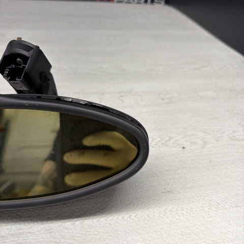 01-06 BMW E46 M3 Rearview Rear View Oval Mirror Inner Housing *Notes*
