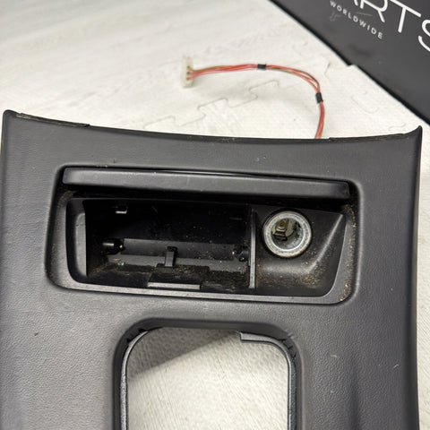 08-13 BMW E90 E92 M3 OEM  Front Center Console Cover Leather DCT *Scratches*