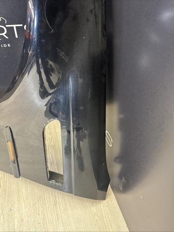 01-06 BMW E46 M3 Front Driver Left Fender Carbon Black *Dent