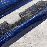 01-06 BMW E46 M3 Rocker Panel Side Skirts OEM Topaz Blue